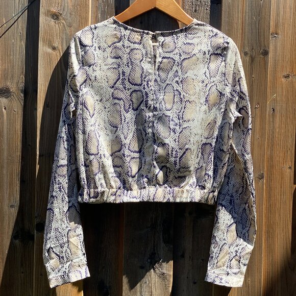 Idem / Idtto Snake Print Blouse – Size M - Picture 7 of 12